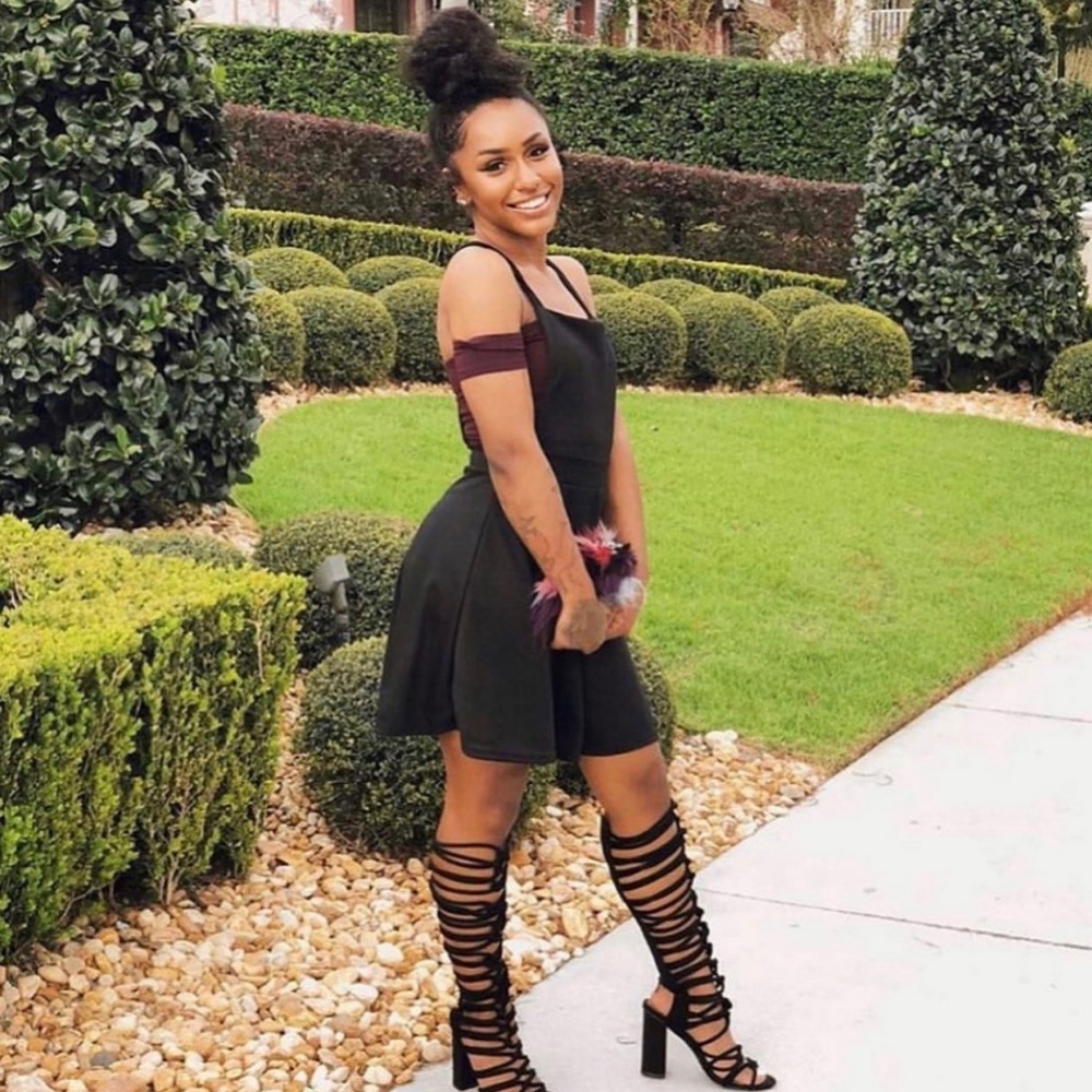 Black Pinafore Dress